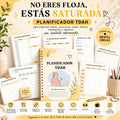 NO ERES FLOJA, ESTÁS SATURADA - Planificador TDAH para organizar tareas, emociones, sueño, hábitos, medicación y objetivos