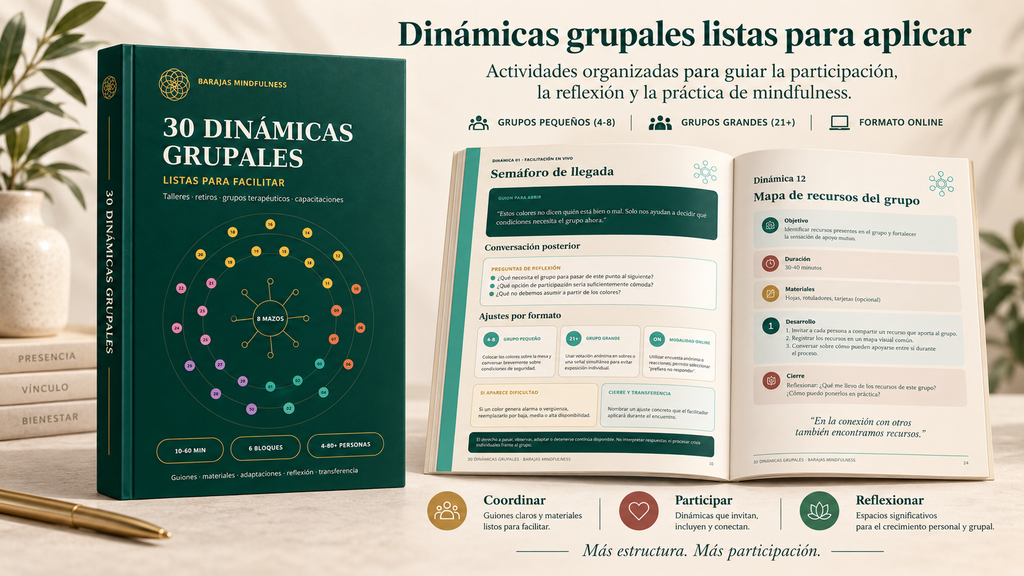 30 dinámicas grupales de Barajas Mindfulness