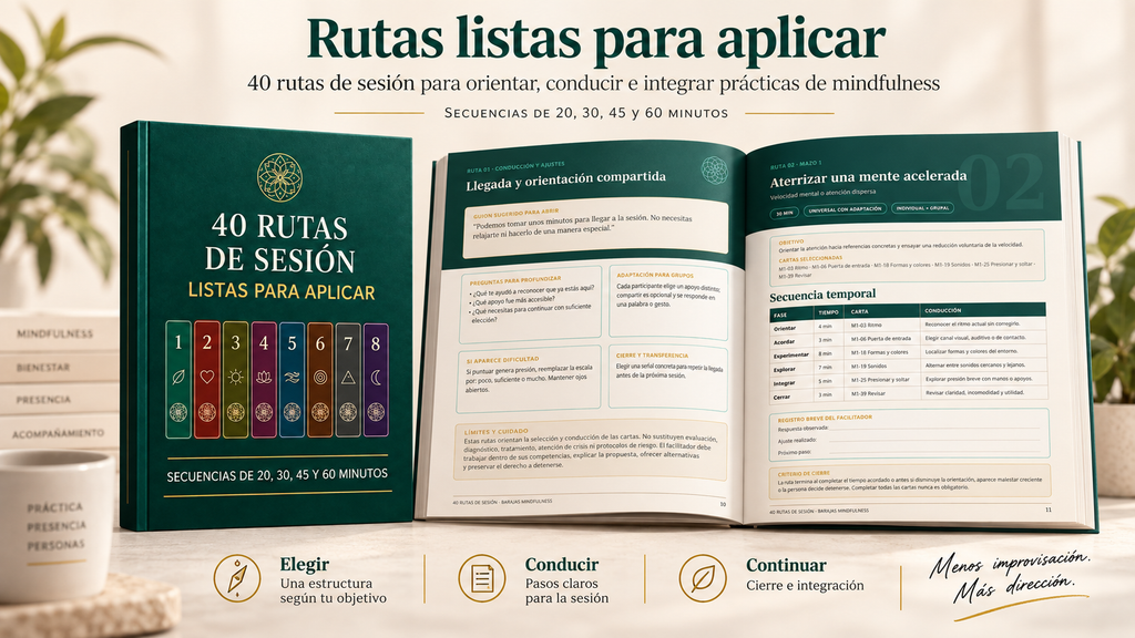 40 rutas de sesión de Barajas Mindfulness