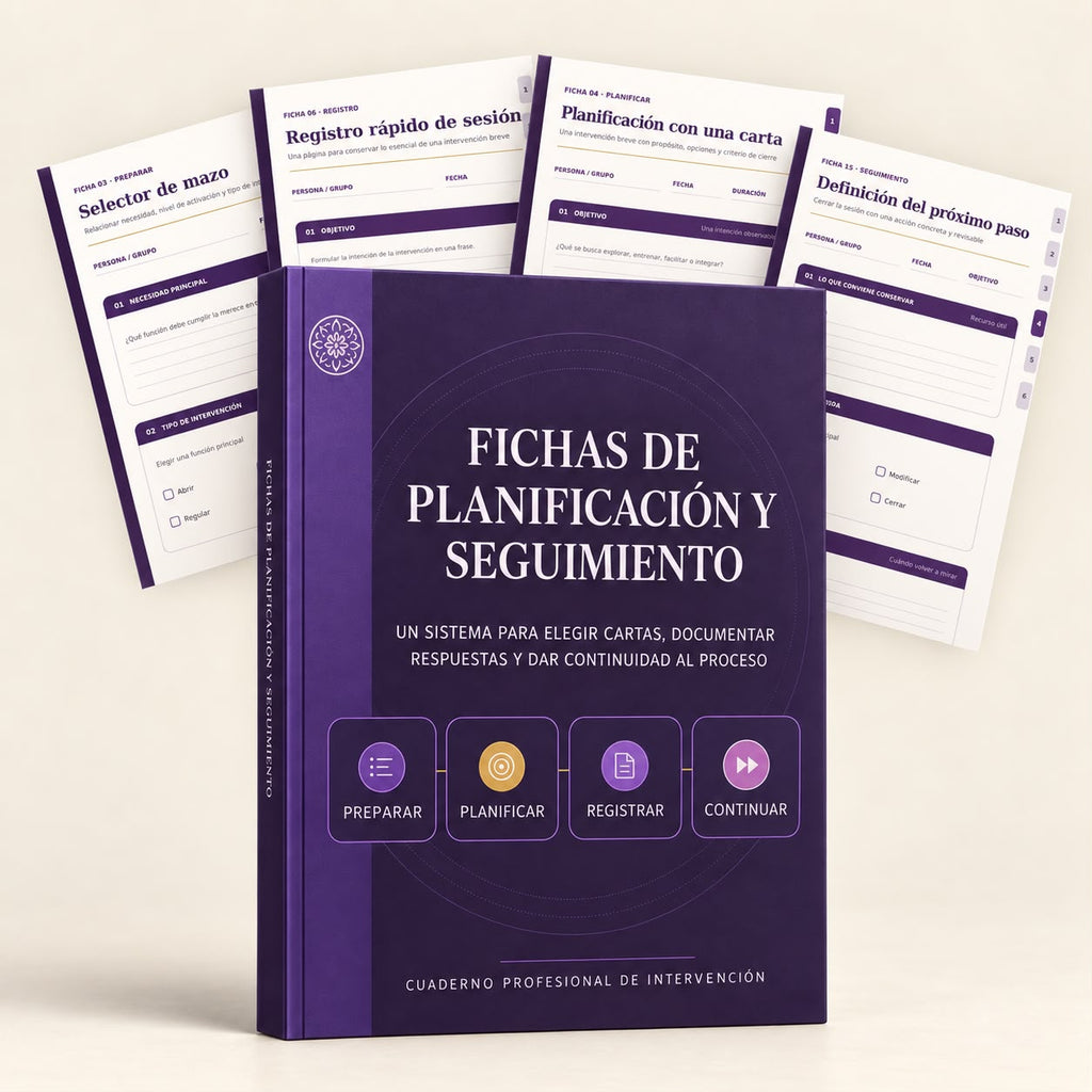 Fichas de planificación y seguimiento de Barajas Mindfulness