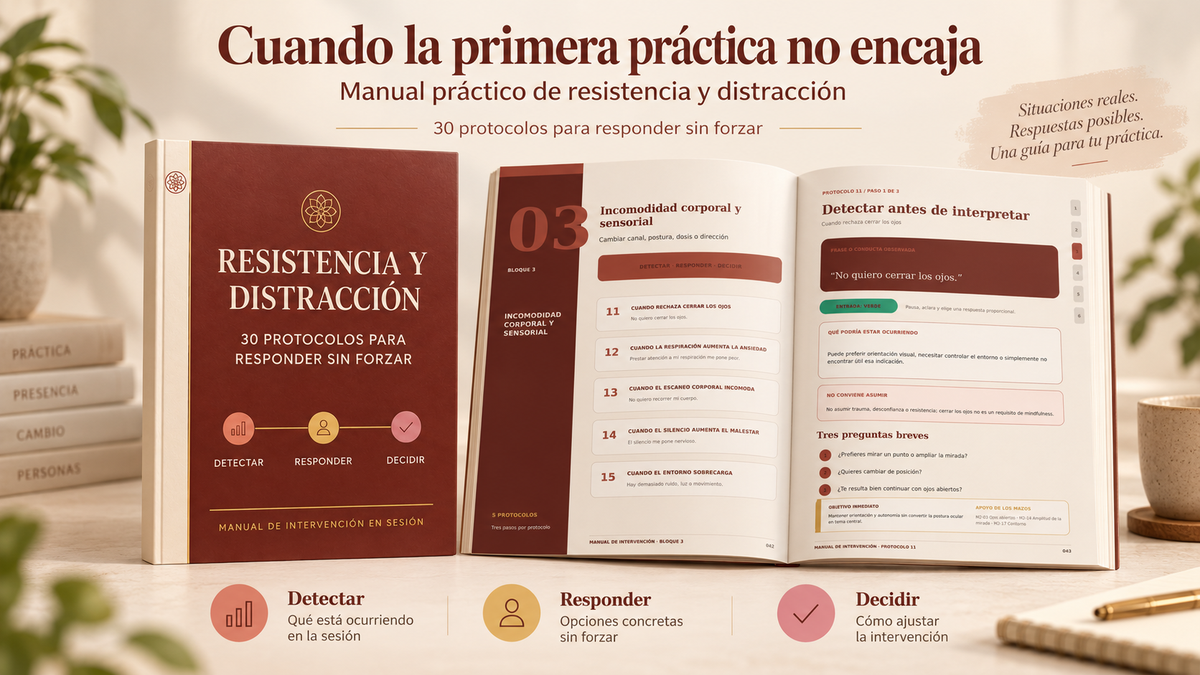 Manual de resistencia y distracción de Barajas Mindfulness