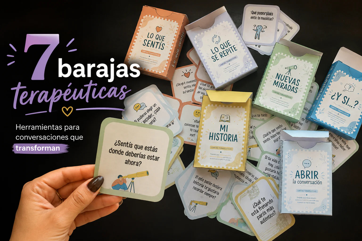 7 barajas terapéuticas - herramientas para conversaciones que transforman